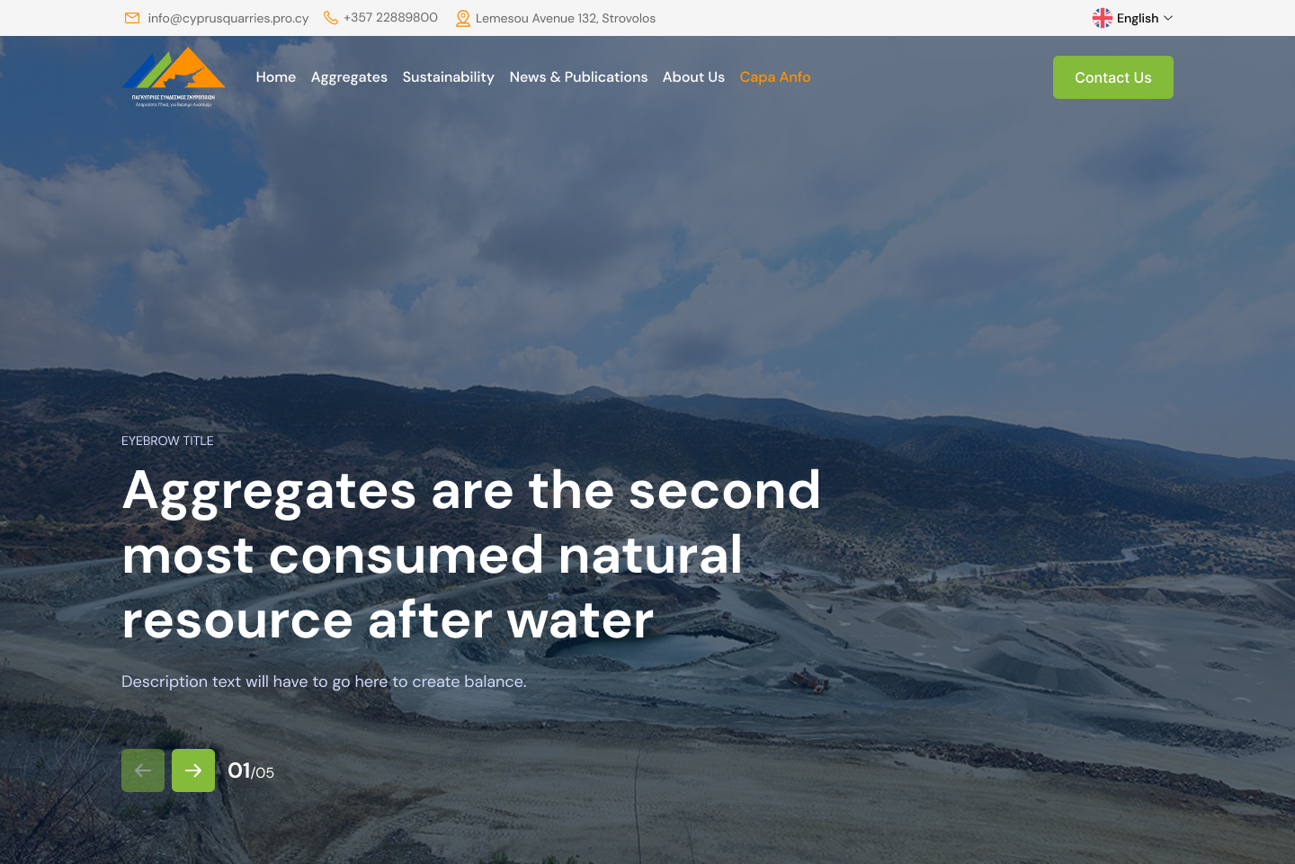 Cyprus Quarries Aggregates Association